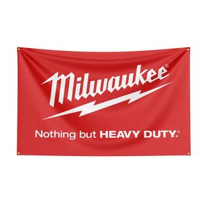 3x5ft milwaukees drapeau polyester outils imprimés bannière pour décor drapeau décorflag décoration bannière drapeau bannière 240322