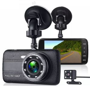 4.0 pouces voiture Dvr Carcorder Full HD 1080P rétroviseur caméra de tableau de bord enregistreur vidéo automatique BlackBox surveillance de stationnement D910