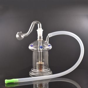 4.4inch Mini bangs en verre Bubbler Ash Catcher Inline Percolator Pipe à eau Narguilés Oil Rig Bong Meilleure qualité 10mm joint femelle