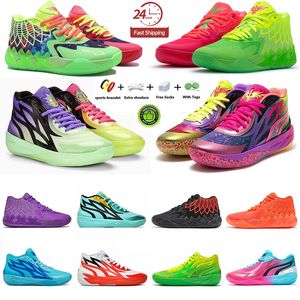 Lamelo Ball MB1 Chaussures de basket-ball à vendre 2024 Purple Cat Galaxy Mens Trainers beige Black Green Red Grey Sport Sneakers