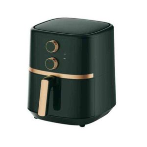 4.5L Friteuse À Air Grande Capacité Huile Légère Saine Double Bouton Temps De Contrôle De La Température Airfryer Four De Cuisson Ménage Sans Huile T220819