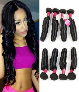 4 Bundles Printemps Brésilien Bouclés Vierge Cheveux 10A Cheveux Brésiliens Weave Bundles Totalement 400g Aunty Funmi Bouncy Curl Cheveux Naturel Co9038991