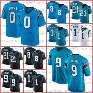 9 Bryce Young Football Jersey Miles Sanders Adam Thielen Jeremy Chinn Jonathan Mingo Ikem Ekwonu Bradley Bozeman Jaycee Horn Hayden Hurst Bell Andy Daltont