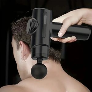 4 Massage de massage de tête Mini masseur de pistolet de pistolet portable Smart Electric Massage Stick Multifinectional Home Fitness Equipment 240418