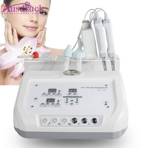 4 en 1 Microcourant Bio Diamant Microdermabrasion Dermabrasion Épurateur de Peau Soins de la Peau du Visage Salon de Beauté Spa Dispositif pour Lifting de la Peau du Visage