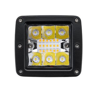 Cubo de 4 pulgadas 18W 18 LED Work Light Pods Spot Fog Offroad Lámpara para JEEP UTE SUV ATV Barco Motocicleta