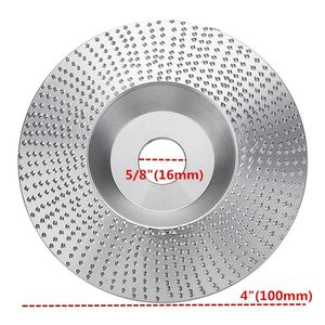 Freeshipping 4 Inch Wood Grinding Wheel Rotary Disc Sanding Wood Carving Tool Abrasive Disc Tools for Angle Grinder