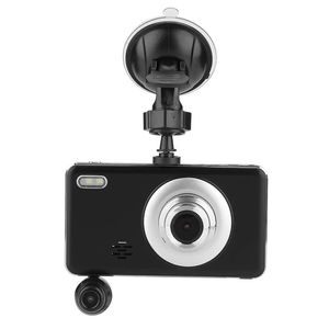 4" IPS screen car DVR 3Ch dash camera driving digital recorder 1080P FHD front + rear + 360° rotatable detachable lens 170° 140° 120° FOV