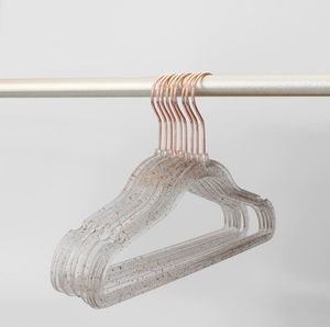 40-45cm cintres antidérapants cintre Transparent cintre en plastique cintre Invisible garde-robe-cintre en gros SN3315