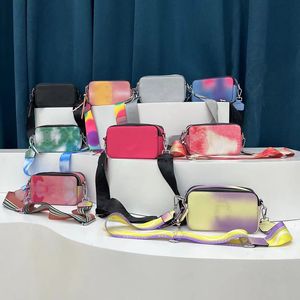 40 Color Fashion Women Men Snapshot Shoulder Shoulder Texture Ladies Bag Bag Bag Famosa Camera diseñador de cartera pequeña Mini bolso