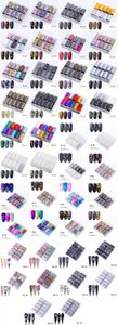 40 styles 10 rouleaux Starry Sky Nail Foils Holographic Transfer Water Decals Nail Art Stickers 4 * 120cm DIY Image Nail Tips Décorations Outils