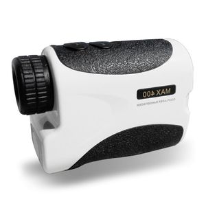 Freeshipping 400 m Branco Portátil Golf Laser Rangefinder com Pin Sensor Caça Rangefinder Monocular Laser Medidor de Distância Dispositivo Quntc