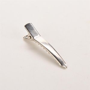 400 stks DIY Alligator Flat Metal Women Hair Clip BRAPTTE Single Prong Girls Haarspelden voor boog 35 45 mm Clips Base315d