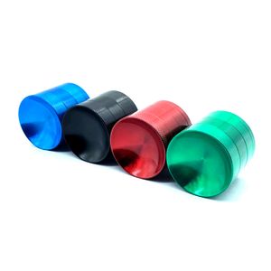 Molinillo cóncavo para fumar de 40mm, 50mm, 55mm y 63mm, aleación de Metal y Zinc, molinillos cóncavos giratorios de 4 capas, accesorios para tabaco y hierbas