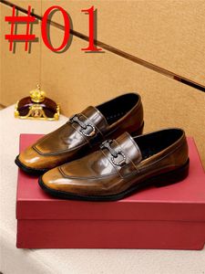 40Model Zapatos de vestir de diseñador para hombres Zapatos de cuero de negocios informales con cordones para hombres Zapatos de boda formales con punta en punta marrón y negro Zapatos De Hombre