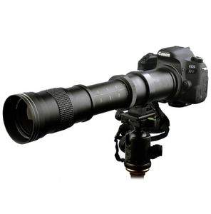 Objectif Super Telepo 420800mm F8316, Zoom manuel, anneau adaptateur T2 pour Canon 5D 6D 7D 60D 77D 80D 550D 650D 750D DSLR Camer8871262