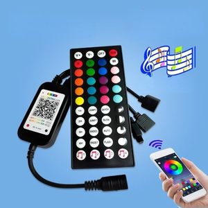 44 Ke Key IR Remote Controller Kit, Boîte de commande de redresseur sans fil, adaptateur d'alimentation DC 12V 2A LED pour 2835 3528 5050 RVB LED