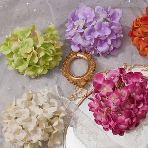 45 piezas de flores de hortensia, arreglo de pared de flores para boda, flores de seda, arreglo de boda al por mayor, flores XQ