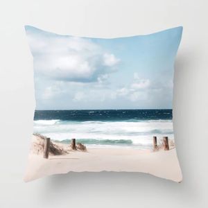 Funda de almohada de playa de 45X45cm, funda de almohada, fundas de cojines para el hogar y el coche