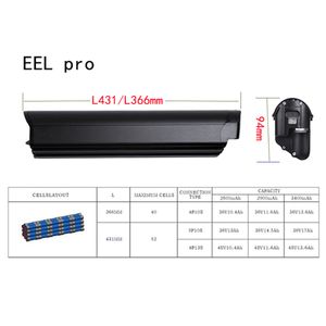 EE.UU. stock 48V 14Ah Samsung 35E baterías 18650 Cell Reention EEL IE-PRO Batería eléctrica interna para bicicleta