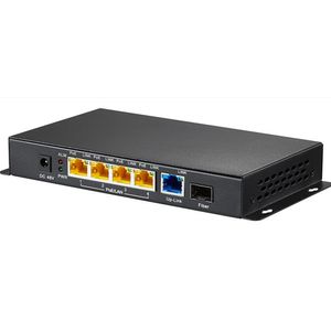Livraison gratuite commutateur PoE 48 V 5 ports commutateur Gigabit 10/100/1000 M injecteur de fibre SFP équipement IEEE802.3af/at PD pour caméra AP/IP sans fil