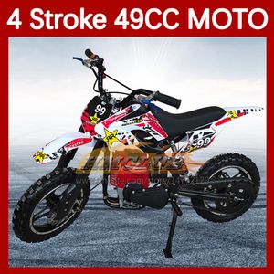 49 / 50cc Mini moto 4 r trams montagne Gasoline Scooter ATV Off-Road Superbike moto v￩los adultes Children Racing Motorbike Boy Girl Toy Birthday