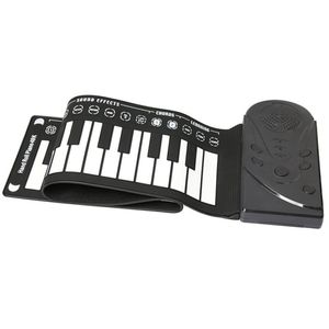 49 touches haut-parleur main rouleau piano électronique portable pliable clavier électronique souple retrousser le piano-musique