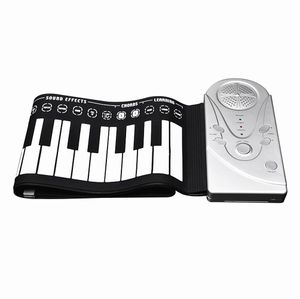 49 Touches Multifonction Piano Numérique Portable Flexible Silicone Électronique Roll Up Clavier souple Enfants Jouets Haut-Parleur Intégré