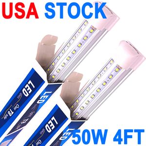 Aménagement des lumières de la boutique LED 4ft, 4fet 50w 5000lm 4 'Garage Light 48' 'T8 T8 tube à LED intégré, bouchon et jeu de surface à haute sortie, ampoules LED lien Crerestech