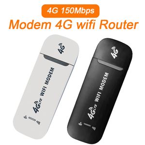 4G LTE LTE Wireless Dongle Dongle Mobile Broadband 150 Mbps Modem Stick Carte SIM Router sans fil Modem USB Modem pour le bureau à domicile