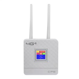 Extension de routeur 4G CAT4 Routeurs de point d'accès réseau WiFi mobile Antenne externe de carte SIM pour caméra IP/Point d'accès de couverture Wi-Fi extérieure