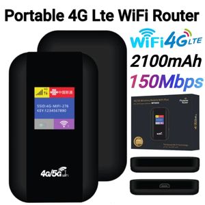 4G WiFi Router Carte LTE Wireless Mini Modem Pocket Outdoor Pocket With Sim Slot Repeater Car Mobile WiFi 240424