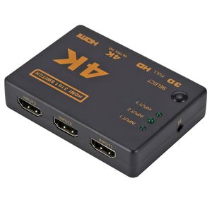 Divisor de Cable HDMI 4K 2K 3x1, adaptador conmutador de vídeo HD 1080P, 3 entradas, 1 puerto de salida, Hub HDMI para Xbox, PS4, DVD, HDTV, PC, portátil y TV