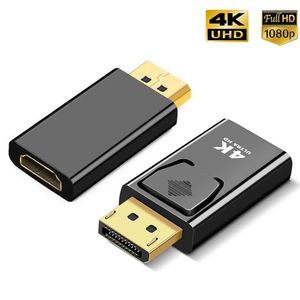 4K DisplayPort naar HDTV Adapter Kabel Display Port Male DP naar Female HD TV Converters Video Audio Voor PC