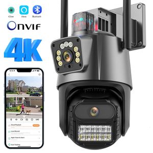 Caméra IP 4K Dual Lens 8MP HD HD Dual Screen WiFi PTZ CAME AI SECTION AUTO SECTION CCTV CAMERIE 4MP P2P VIDÉO SURVEILLANCE ICseE 240506