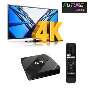 4K OTT 12M TV QTV X5 Android 10.0 Set Top Box MyTV en ligne IP Box H616 2GB RAN 8 Go Rom Media Player Future TV en ligne