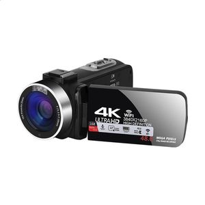 Caméscope professionnel 4k pour Youtube Tiktok et Vlog Streaming avec zoom numérique 16x Wifi caméras vidéo à vision nocturne infrarouge 240306
