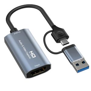 Carte d'acquisition vidéo 4K, Compatible HDMI avec USB A, enregistreur Audio-vidéo de Type C pour jeu sur PC
