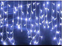 4M 120 luces Holiday Festival Cortina LED String Strip carámbanos ice bar lámpara Guirnaldas para PARTY FAIRY CHRISTMAS