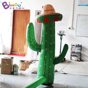 4mH (13.2ft) Gran publicidad hecha a mano inflable de dibujos animados cactus aire soplado plantas artificiales personaje para fiesta evento espectáculo decoración juguetes deportes1