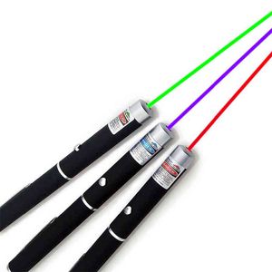 4mW Strong Green Blue Red LED Laser Pet Cat Toy Red Dot Light Sight 530Nm 405Nm 650Nm Interactive Laser Pen Pointer L220606