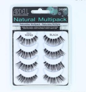 4 par/set pestañas de visón estilo corto visón pestañas postizas naturales gruesas largas pestañas hechas a mano maquillaje de ojos herramientas de extensión de pestañas GGA2099