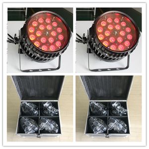 8 pcs/lot par lumière avec flightcase 18x15 W 5in1 rgbaw extérieur IP65 Par peut allumer LED étanche Par Zoom