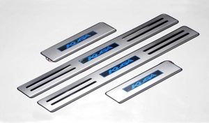 4 pièces LED chromage seuil de porte pour Ford Kuga Ford Escape en acier inoxydable seuil de porte plaques de seuil 5817222