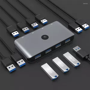 4x4 partage USB 3.0 commutateur 4 ports PC pour clavier souris imprimante moniteur 2.0 commutateur sélecteur Accessoreis