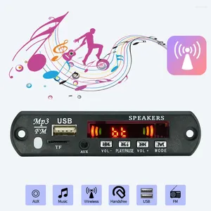 5/12V MP3 WMA Decoder Board USB TF FM Radio Radio Bluetooth Compatible 5.0 Module Audio sans perte avec télécommande pour la voiture