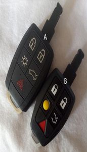 Carcasa de repuesto para llave de coche de 5 botones, carcasa Fob con hoja sin cortar para C30 C70 V50 V40 Smart Card5265702