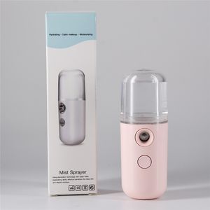 5 colores Mini Nano Mist Sprayer Facial Body Nebulizer Steamer Hidratante Cuidado de la piel Herramientas 30ml Face Spray Beauty Instruments