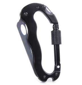 Cuchillo multifuncional 5 en 1 para escalada al aire libre, herramienta para senderismo, supervivencia, mosquetón en roca, herramienta múltiple, abridor de bloqueo de hebilla, 5955256