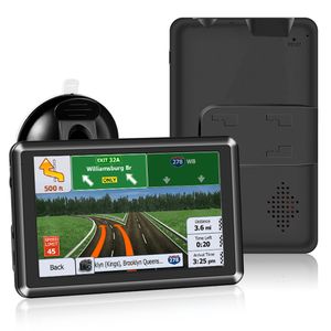 Sistema de navegación GPS para coche de 5 pulgadas, 8G, 128M, para vehículo, camión, último mapa, pantalla táctil, transmisor FM, navegadores, reproductores FM MP3/MP4